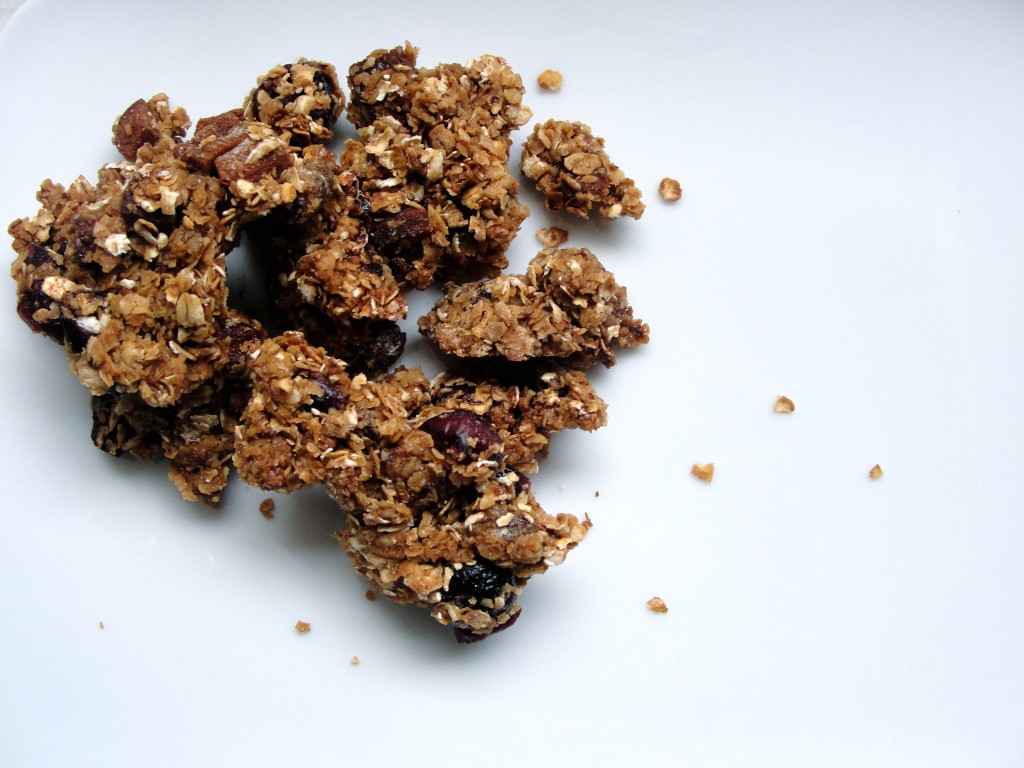 Pomegranate Molasses Granola Bars, Sort Of