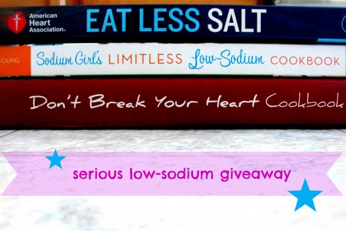 Low-Sodium Book Giveaway